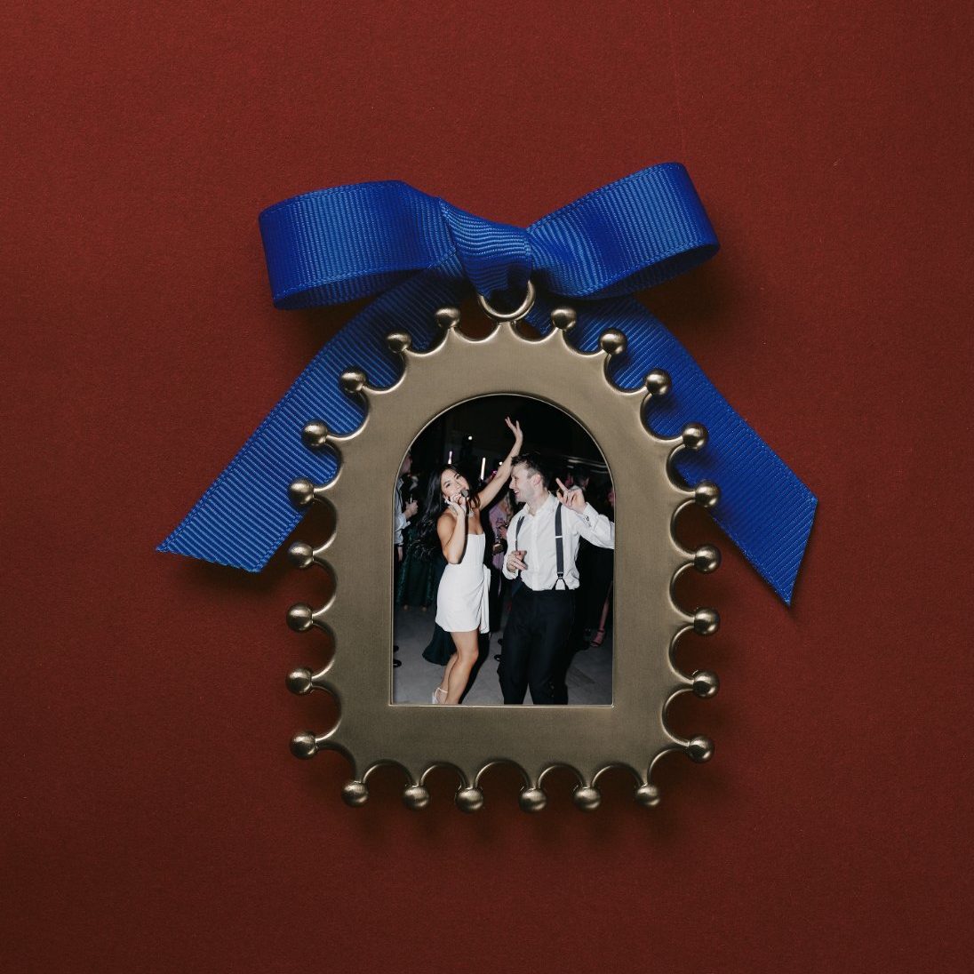 Wedding Photo Ornament - Nicho Metal by Artifact Uprising | Photo Holders