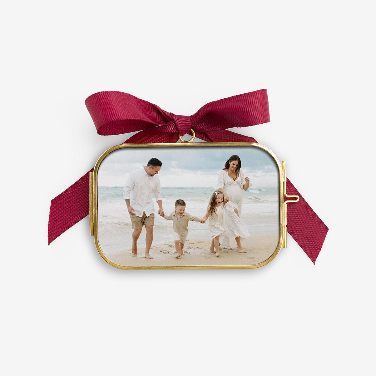 Custom Family Ornament - Pressed Glass by Artifact Uprising | Photo Holders