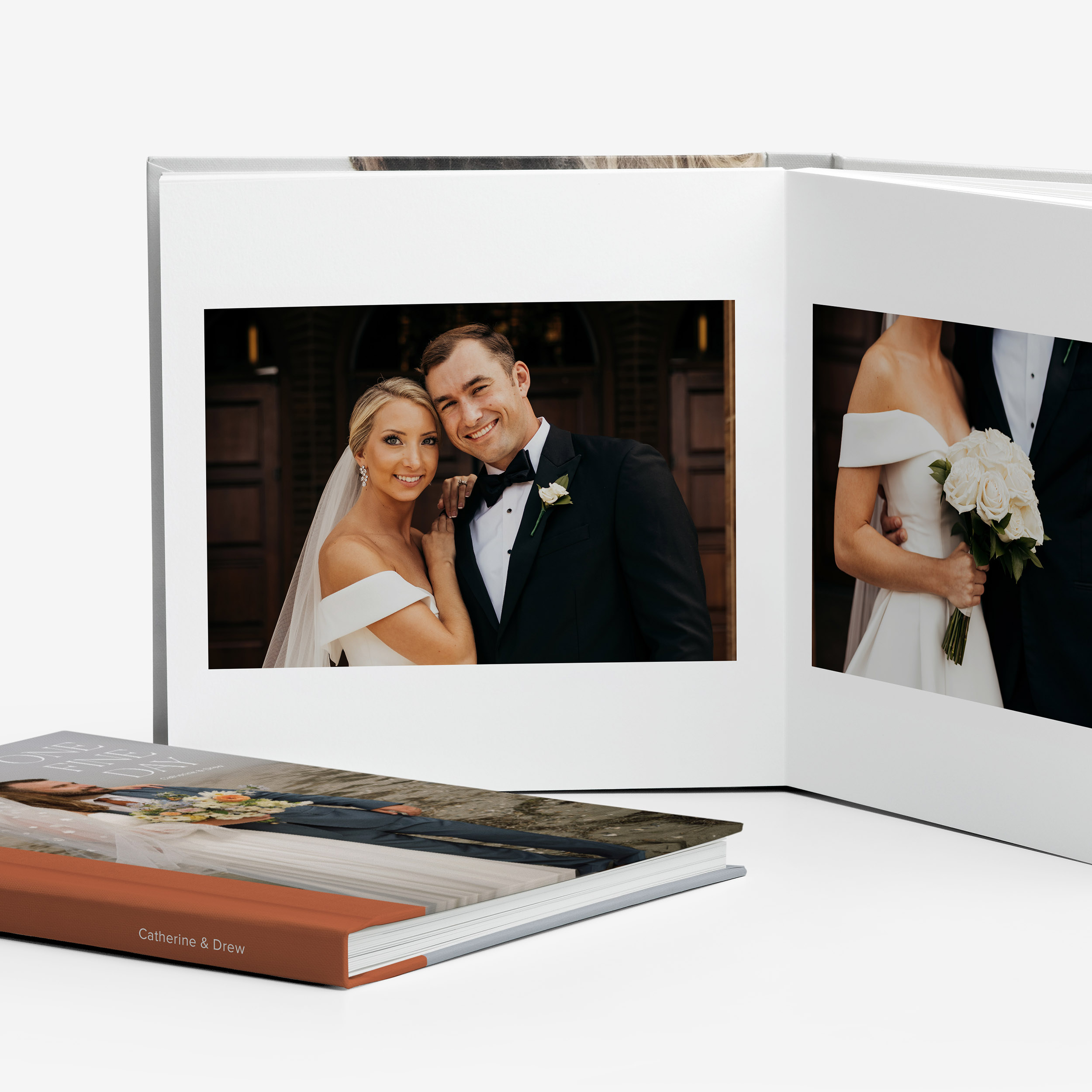 Wedding Photo-Wrapped Layflat by Artifact Uprising | Books
