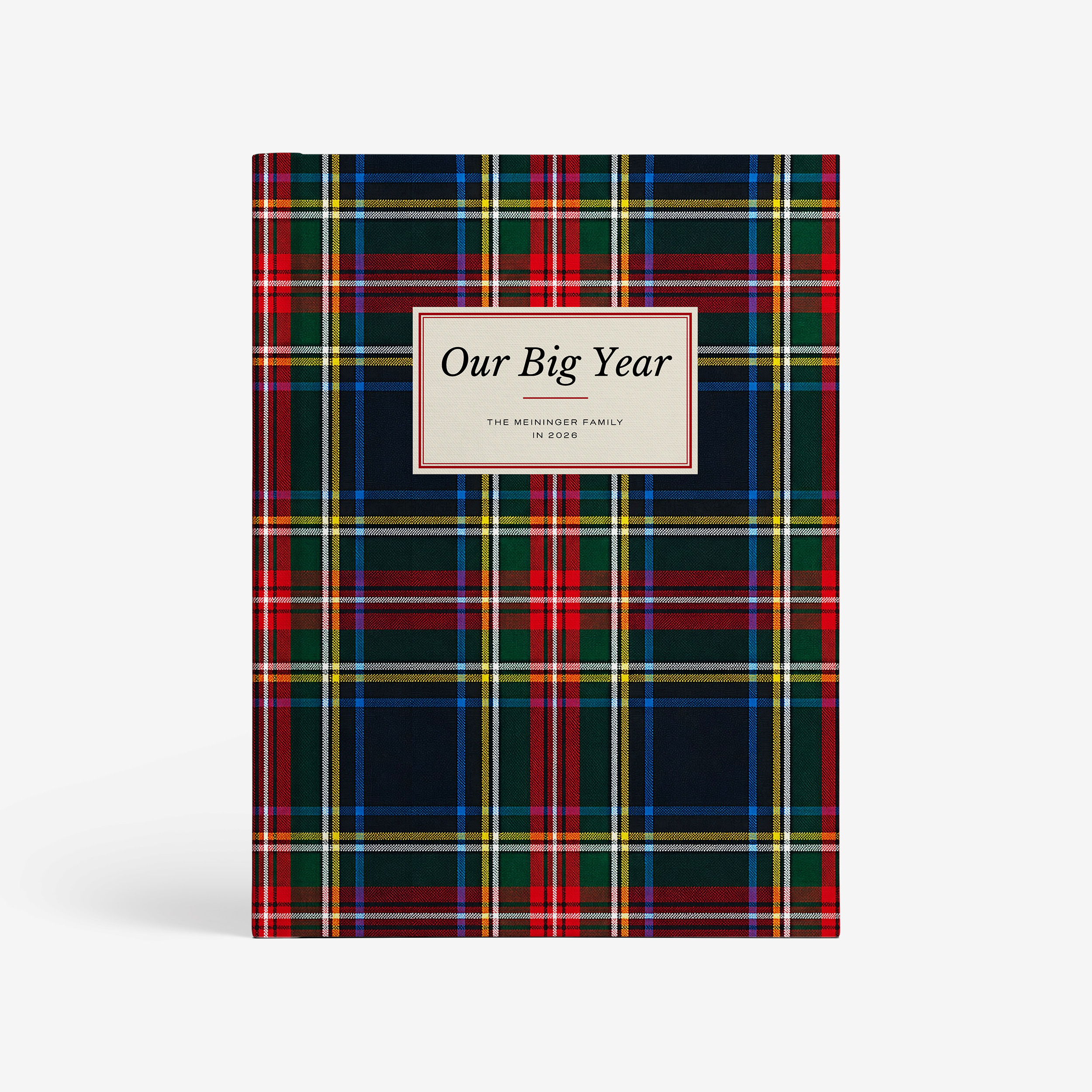 Black Tartan Photo-Wrapped Hardcover by Artifact Uprising | Books